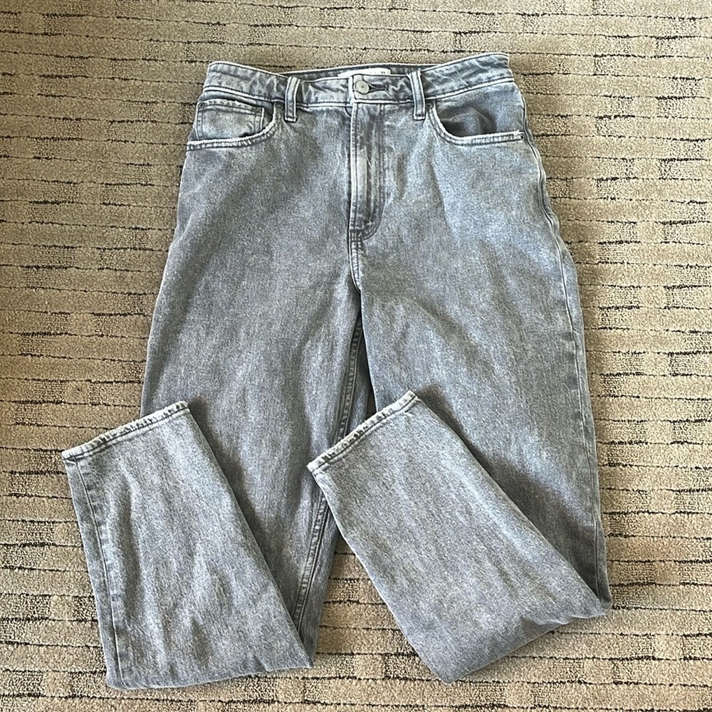 Abercrombie & Fitch Gray Straight Leg Jeans